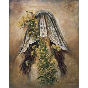 Laiba Maqsood, 36 x 48 Inch, Acrylic on Canvas, Floral Paintings, AC-LMQ-003